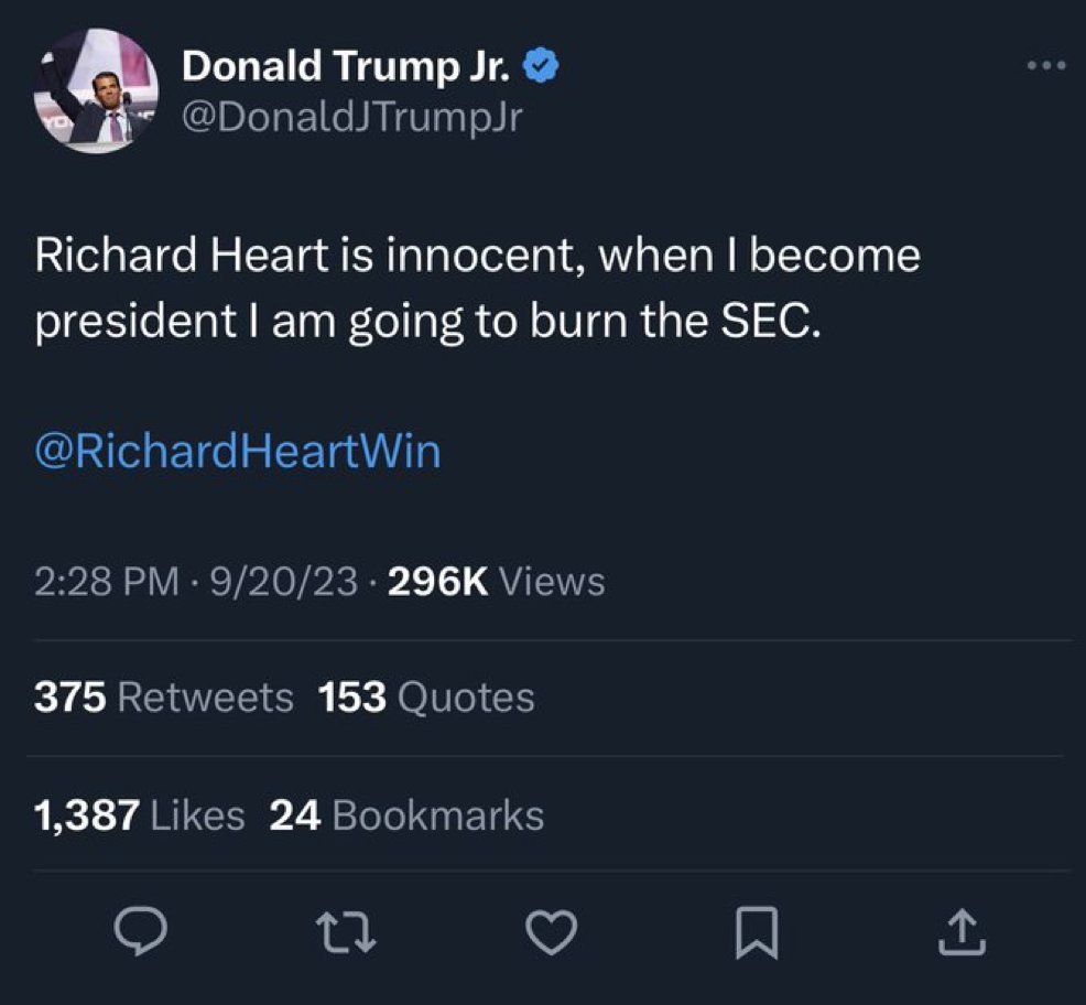 khalidoncrypto's tweet photo. "Seems like someone up above must want it to happen"

That is God that will look after us 🙏

🙌 I believe all the trails and tribulations @RichardHeartWin  and the #PulseChain believers are going through is MEANT TO BE!

PulseChain launched in the middle of a bear market giving us ample time to build our positions for the bull run... 📈

🤔 The SEC announcement on X last year's July was a blessing in disguise...
Cheaper prices = higher buying power☝️

🤦‍♂️ What's crazy is that SEC caused the prices to go down -80%... the irony

⚠️ Even though they never tweet about FTX, they are using their final resort scare tactics and filing subpoenas to the unpaid content creators of #Pulsechain

💭Did you know that RH hired the same layers that @elonmusk hired from Quinn Emanuel...
You shouldn't suprised if they both are connected 😉

This reminds me how the matrix attacked Andrew T8
I actually think @Cobratate and Richard Heart are witnessing the same matrix attack! 
"First they ignore you, then they laugh at you, then they fight you, then you win" ⭐️

✅This all part of the success story of Richard Heart.
Nobody said making it in crypto is an easy road.

YOU WILL MAKE IT IF YOU HOLD!

✨Believe in the process, trust in God,
Remember God and He will remember you🫵