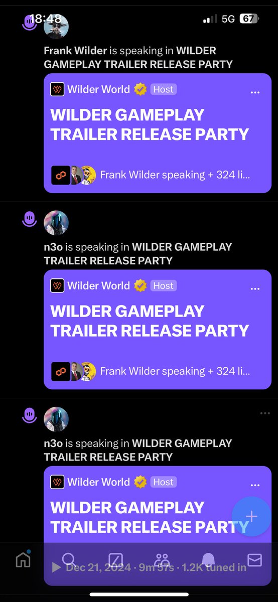 So much fomo.  Can’t wait to listen later…