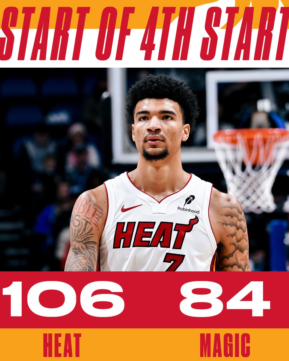 MiamiHEAT's tweet photo. Fought back, ended on a 16-4 run &amp; extended our lead heading into the 4th https://t.co/8l3kMyiIJr