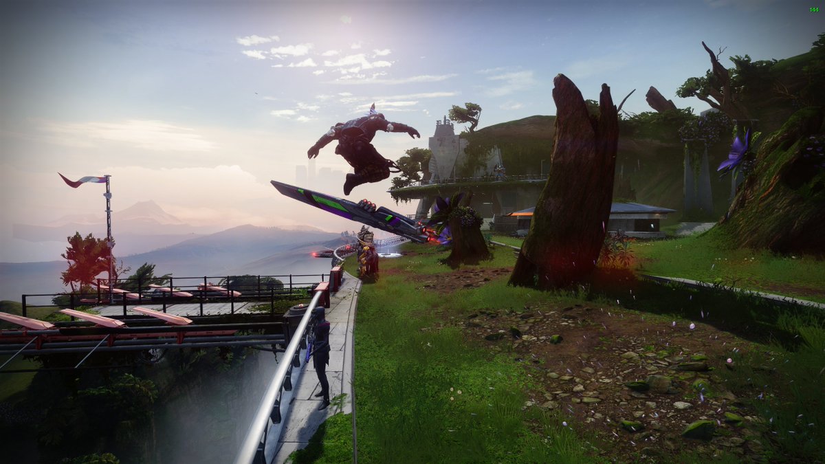 dreamaxx1's tweet photo. Security came and said "I'm sorry, there's no skating here" #skaterpunk #destiny2 #DawningFashion #lupefiasco #kickpush #coast https://t.co/h0BatrF3Ha