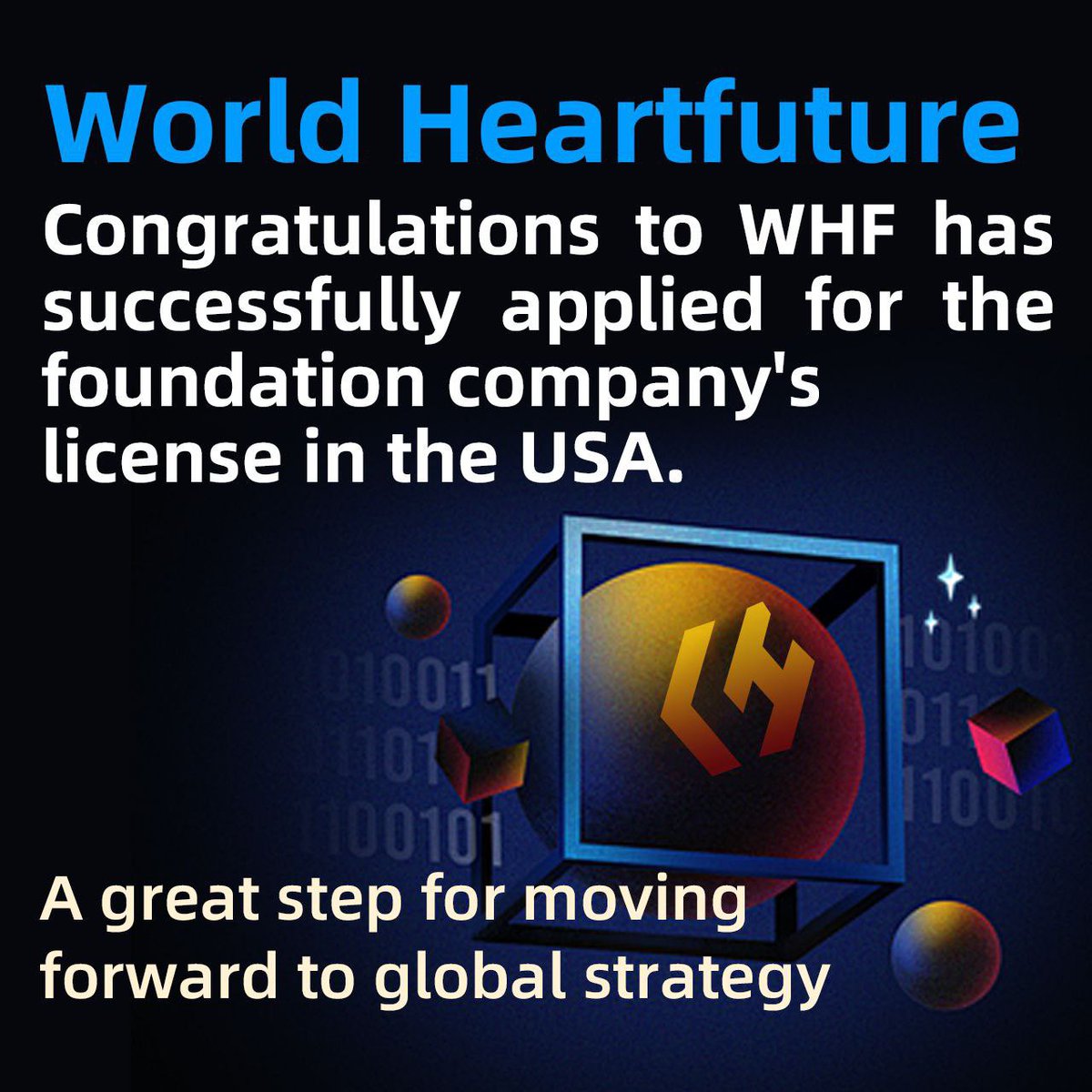 WHF is working hard towards to goal