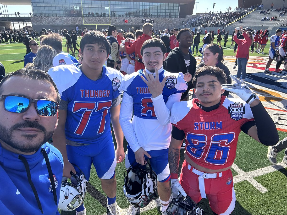 Omar Garcia, M.Ed. (@ojgarcia12) on Twitter photo Our <a href="/915Showcase/">Greater EP Football Showcase</a> Horizon All Stars!
Josh Rodriguez with the offensive line MVP!
Ruben Terrones with a Defensive Interception!
Sergio Santana with some big grabs!
#RepTheH #ScorpionStrong #TheBrand Our <a href="/915Showcase/">Greater EP Football Showcase</a> Horizon All Stars!
Josh Rodriguez with the offensive line MVP!
Ruben Terrones with a Defensive Interception!
Sergio Santana with some big grabs!
#RepTheH #ScorpionStrong #TheBrand
