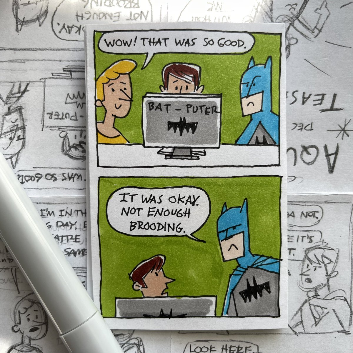 rmcclurkan's tweet photo. I just watched the Superman trailer and thought it was great. It inspired my latest Aquaman Mini-comic. I wasn’t able to post the entire thing here so follow the link to read the rest. 
https://t.co/nFyFCBIxp9

#superman #superman2025 #SupermanMovie https://t.co/HyWBRpUOVS