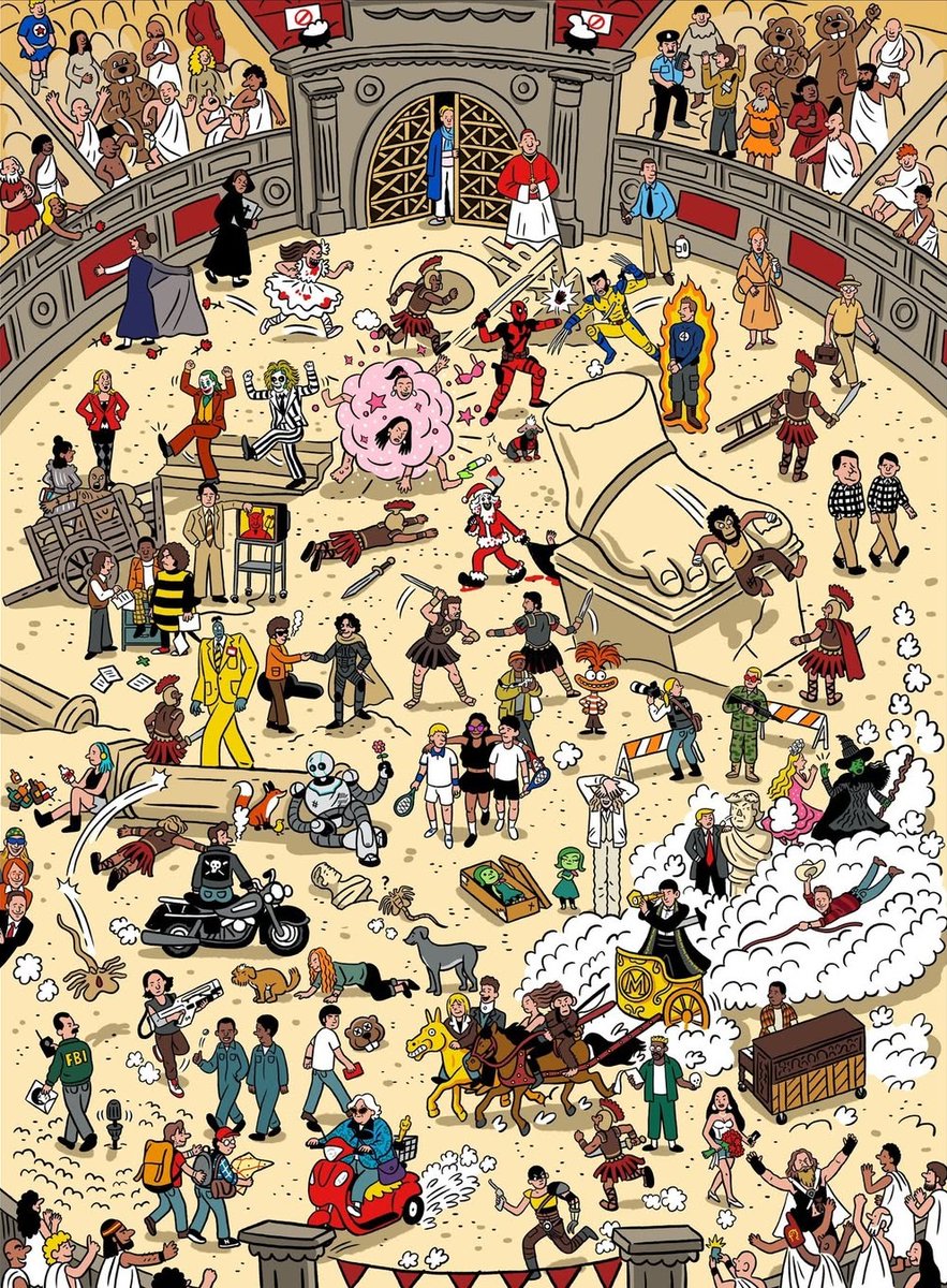 2024년 영화 모음 일러스트 (오스카 레이스 에디션) 🎨: Kyle Hilton https://instagram.com/p/DD221asvD-O/Translate post