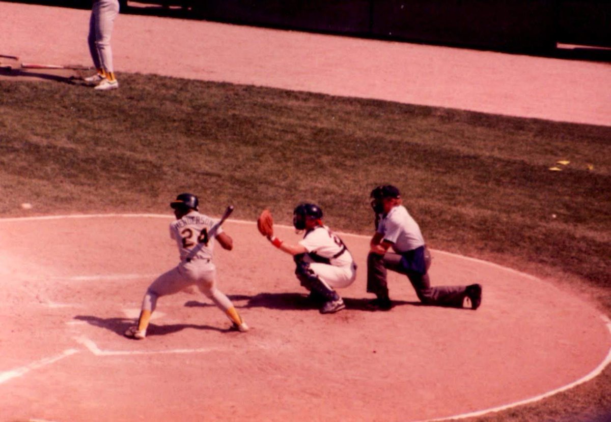 Very fortunate I was able to see Rickey Henderson in person during his prime!