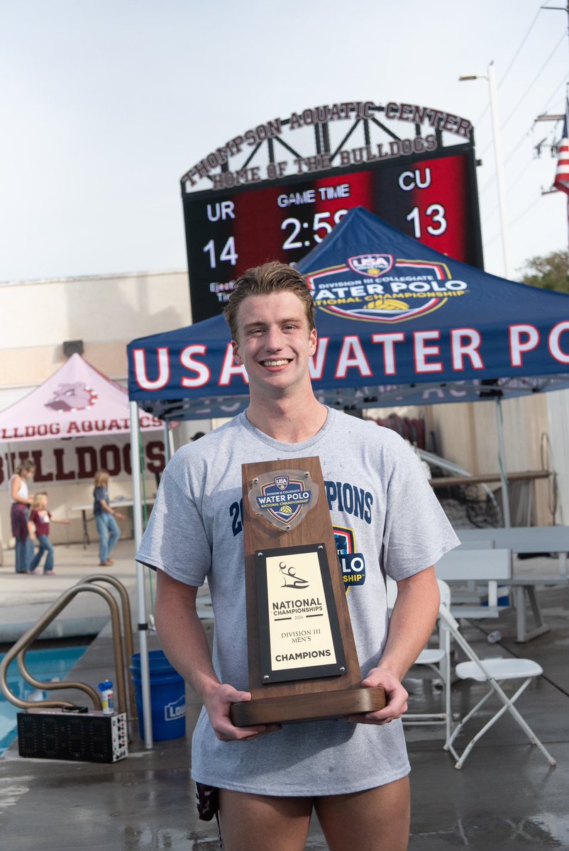redlandsmwp's tweet photo. FULL INTERVIEW WITH ADAM LAMBERT — University of Redlands Men’s Water Polo, Class of ‘27 and Jennifer Jamison, College Water Polo Pathways. Why NCAA DIII? Listen to the full videocast on YouTube of Adam’s journey. Watch: https://t.co/eYpSw26TyV https://t.co/BPfaZ7W7gl