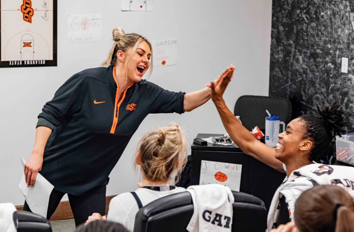 Incredible story of the superwoman that is Jacie Hoyt... who gave birth just 10 DAYS AGO and was back on the sidelines to help guide her <a href="/OSUWBB/">OSU Cowgirl Basketball</a> team to a 1-0 start in <a href="/Big12Conference/">Big 12 Conference</a> play tonight.

Women are amazing.
<a href="/Big12Conference/">Big 12 Conference</a> <a href="/CoachJacie/">Jacie Hoyt</a>