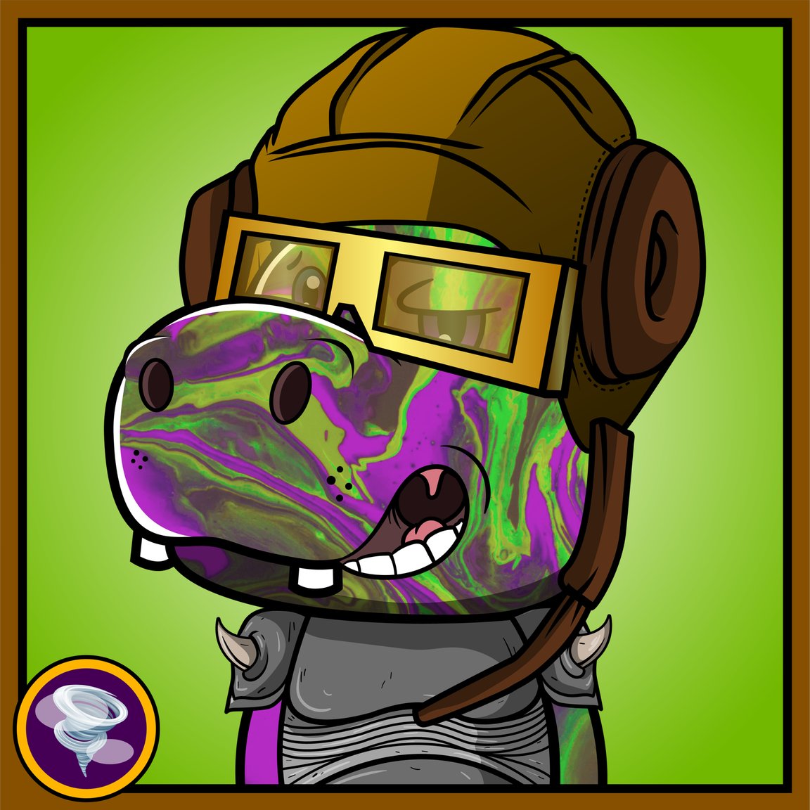 First day of the five days of the Brats-Heepowmas giveaways in the <a href="/MHeepow/">Heepow.algo</a> Discord. Won this brat by just being a holder of the project. Thanks <a href="/MHeepow/">Heepow.algo</a> and <a href="/ccole7604/">oaksandhoesnft.algo</a> for the giveaway.