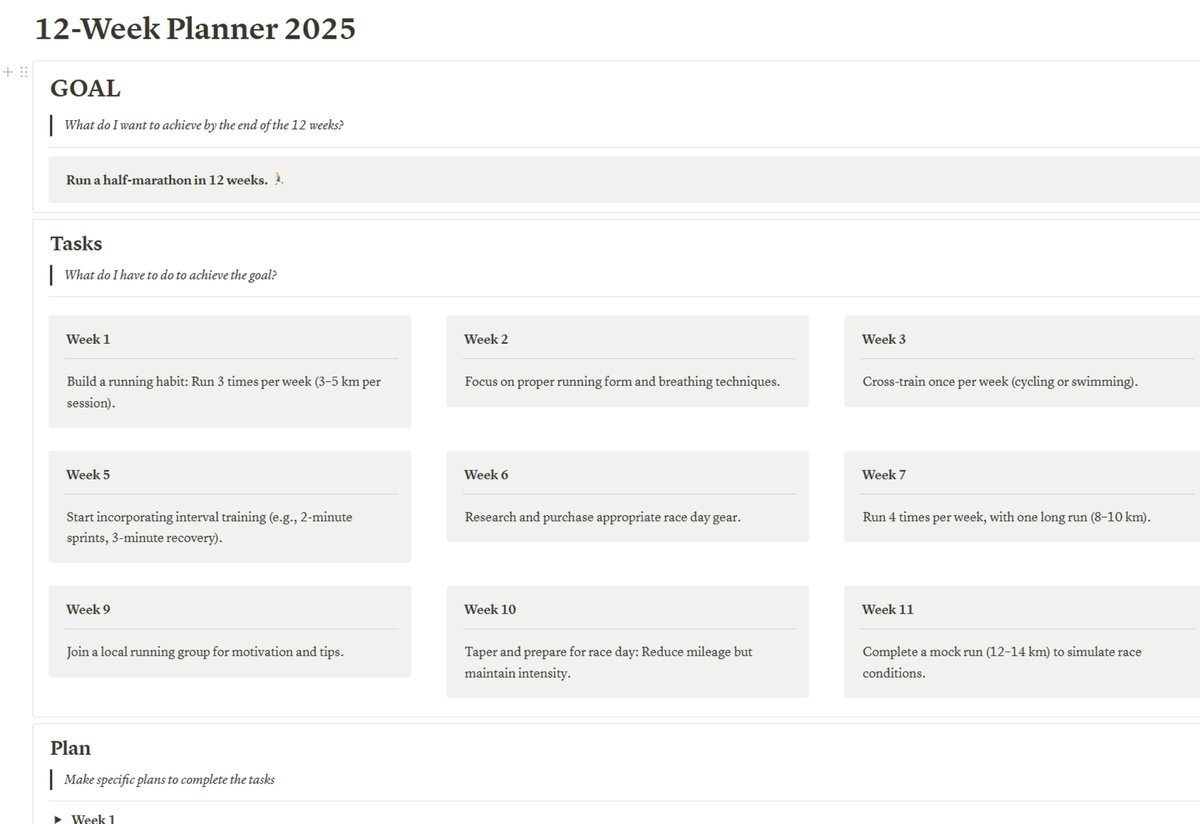 yiyoonchul's tweet image. Want to try a focused approach to planning?

Simplify your workflow and accomplish your goals, one 12-week cycle at a time.

#2025planner #notionplanner #notiontemplate