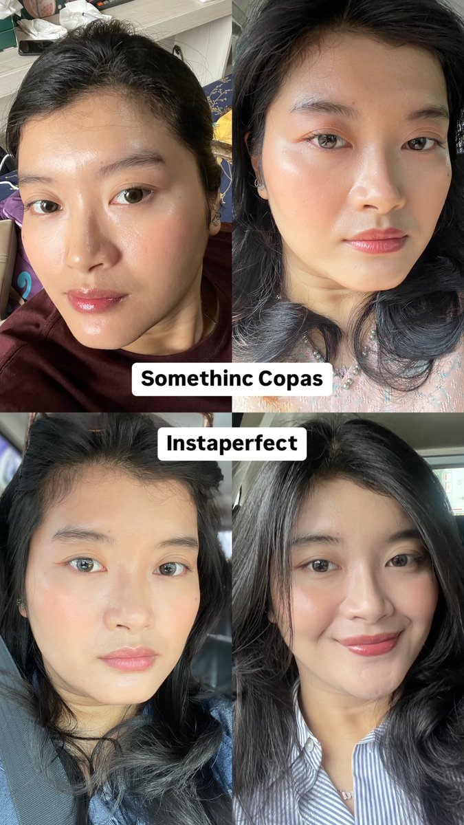 Masih jadi top 2 cushion versi aku, karena dua2nya cocok di kulitku, ga oksidasi dan makin lama dipake makin nempel bagus 🥹🫶🏻 

Somethinc : s.shopee.co.id/2fu3brbozs
Instaperfect : s.shopee.co.id/4ff7zidJ6P
