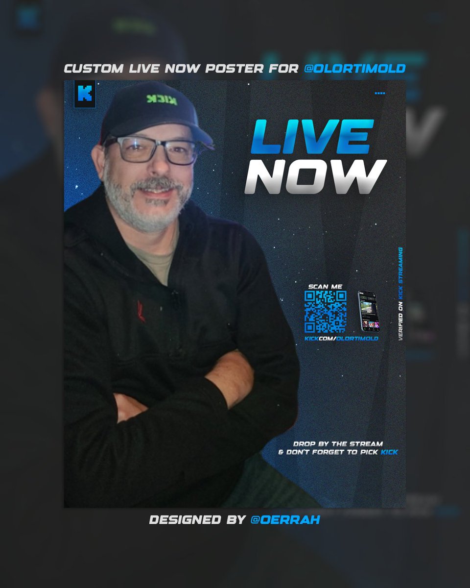 Josh (@oerrah) on Twitter photo Custom Live now poster for <a href="/OlorTimOld/">OLorTimOld</a>
♻️ + ❤️ appreciated
Drop me a message for custom posters. Custom Live now poster for <a href="/OlorTimOld/">OLorTimOld</a>
♻️ + ❤️ appreciated
Drop me a message for custom posters.