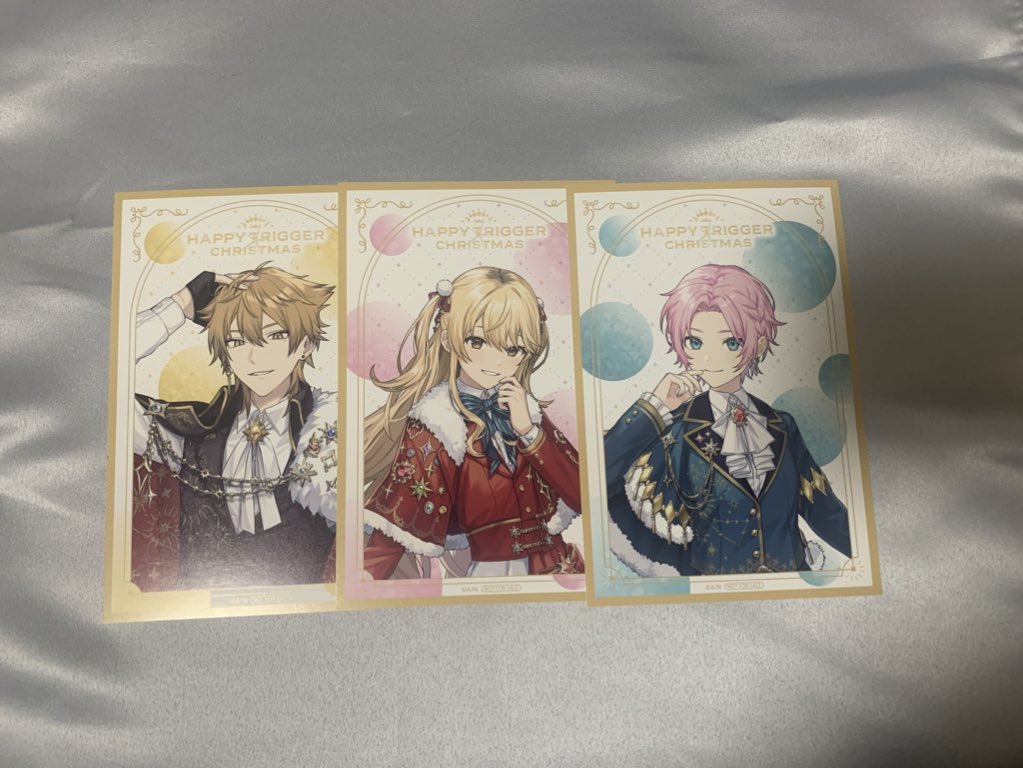 [ 交換 買取 譲渡 ]  にじさんじ ハピトリ クリスマス ／ チェキ 特典 アニメイト特典

【譲】画像 🦊✌️ 🌷 🌆  集合(💖はレア)
【求】R⚔️、異種🗝️💸、🎋

R⇄Nとの交換可能
纏めての方優先
🎋⇄🌇、🌷、集合との交換のみ
何でも検討致しますのでお気軽にお声がけください🙇‍♂️