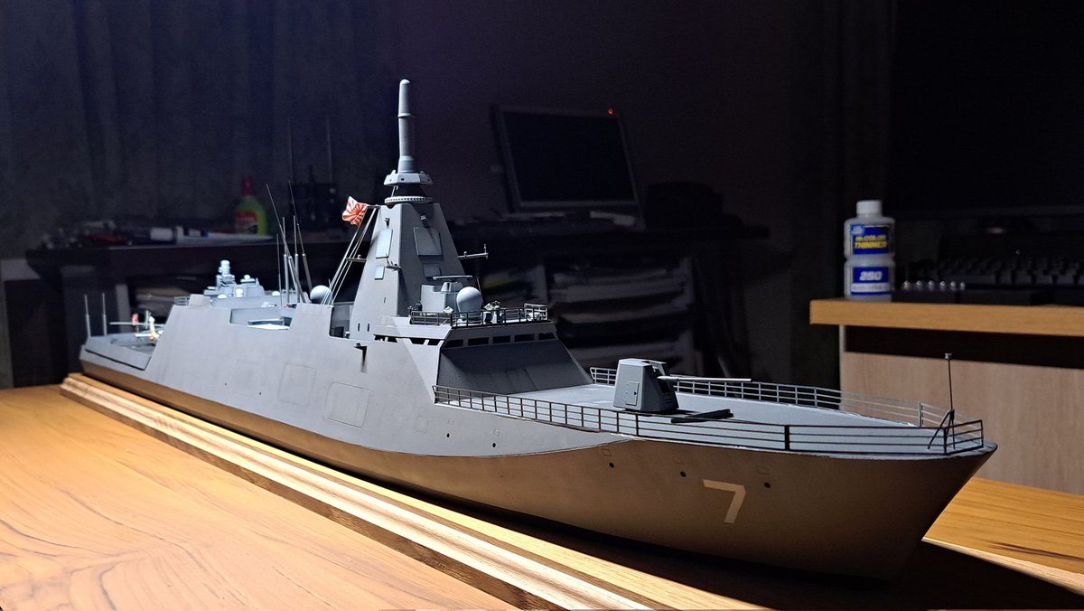 1/144 もがみ型護衛艦 FFM-7「によど」 完成いたしました～！ 現実には