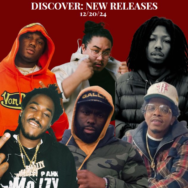 This week's new drops

Vic Spencer
Boldy James x WhoTheHellisCarlo
Larry June
SZA
Hype
Domo Genesis, Graymatter, Dough Networkz
Mozzy x Kalan.FrFr 
P-Lo, John Mackk, Lil Bean, Symba
Peysoh
AJ Snow
Danny Ali x Tope
Nimsins
Jay Cinema x Matt Swain
BASI VIBE
Jacques Laine
+more