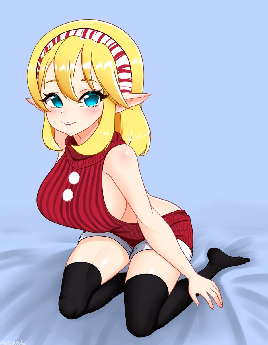 Santa Girl Kate 💙🧝
#originalcharacters #elf