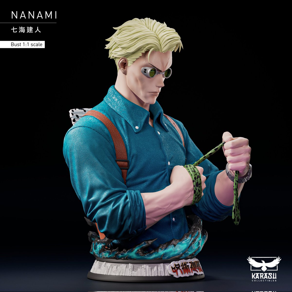 KarasuCollectib's tweet photo. Hello everyone! I wanted to present this Nanami project in 1/1 scale. If we see a lot of support, the project will go ahead. It should measure approximately between 80 and 90cm.
#nanamikento #JujutsuKaisen https://t.co/eP53D55YwZ