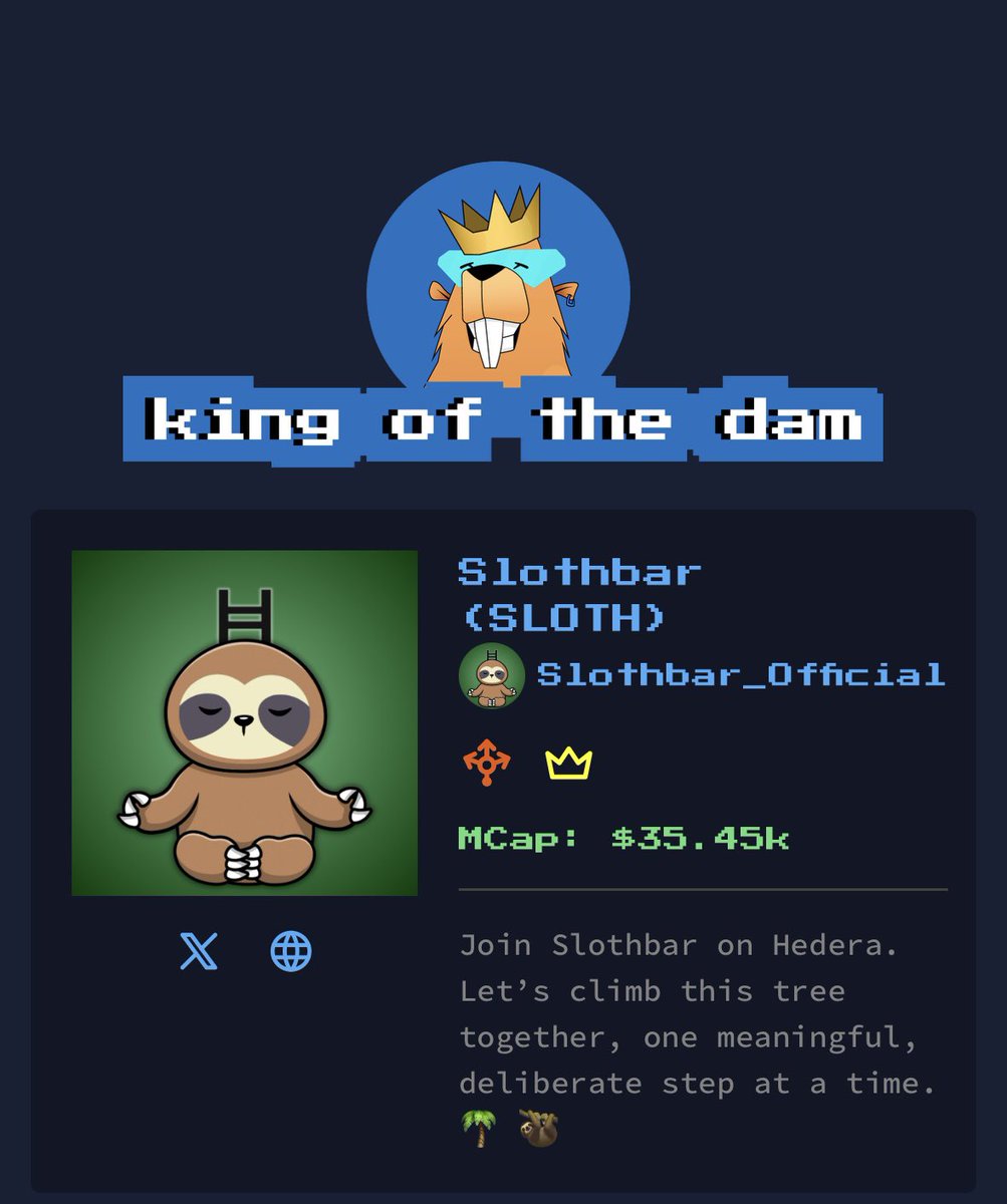 SlothHbar's tweet photo. #SlothFam
WE DID IT!!
NEXT STOP: BONDING!
$sloth $hbar $hert $dinu $dino https://t.co/e4NWh10Feu