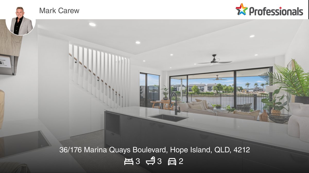 MarkJCarew's tweet photo. 🛌 3 🛀 3 🚘 2
📍 36/176 Marina Quays Boulevard, Hope Island, QLD, 4212

My latest listing on RateMyAgent.
Full Real Estate Licence 4295711
https://t.co/U4UULSZhsu

...
#ratemyagent #realestate #Professionals_Vertullo_Real_Estate https://t.co/PVmXnnDMkp