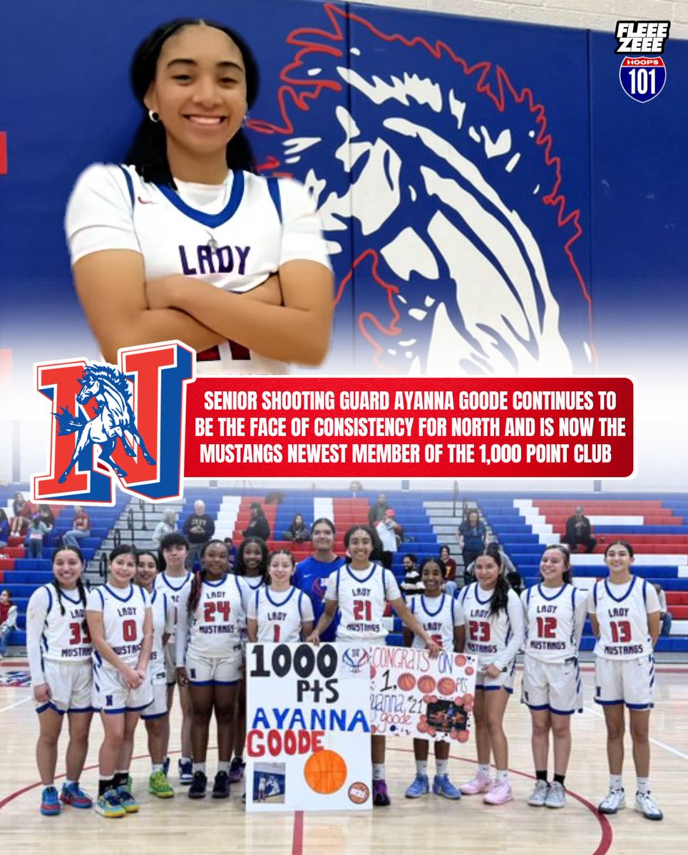 Ayanna Goode is the newest member of the 1,000 Points Scored club and the latest addition to the long list of North all-time greats.