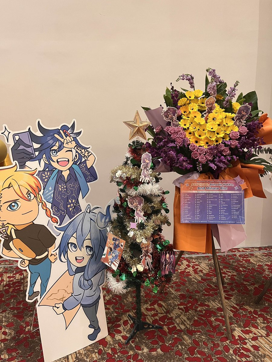 minaserioch's tweet photo. Thank you Malaysia for giving us so much love!!
Thanks to you all for a great time!
Did you all enjoy it?
The sea of penlights was beautiful🥹✨
Love to everyone who came to the venue and gave us a flower stand🩵🧡💜

#comicfiesta2024
#hololivemeet https://t.co/ORxy6uLued