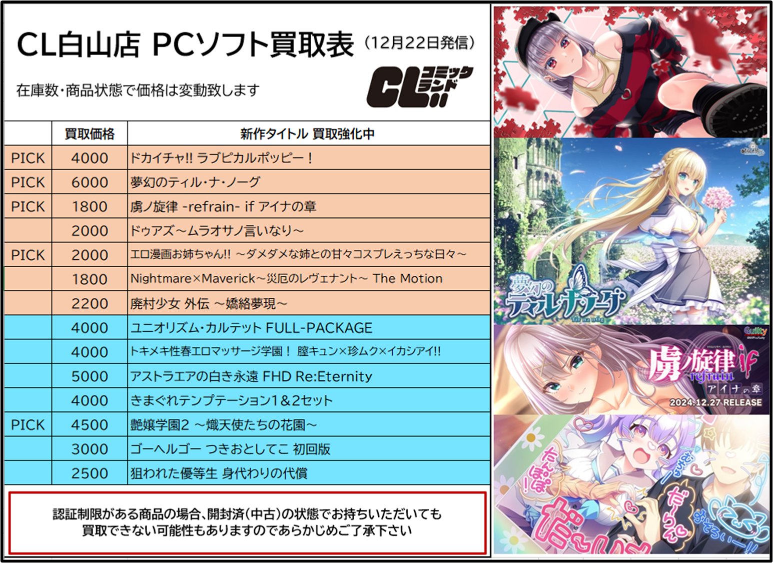 きまぐれテンプテーション2 特典 アクリルスタンド きまぐれテンプテーション2 ゆうやみ廻奇譚 FANZA特典 アクリル