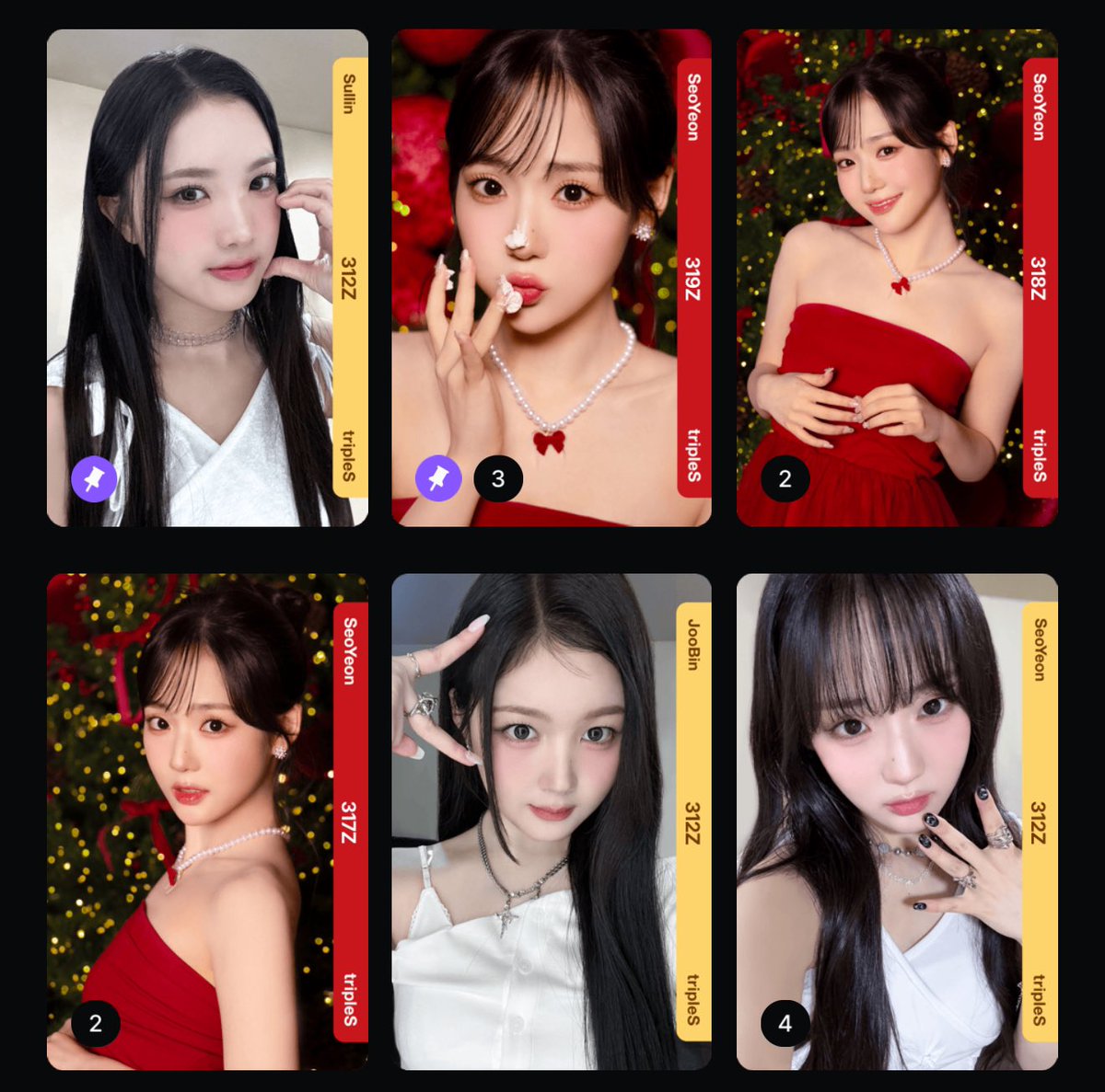 Merry Christmas yall!! I would love to giveaway my duplicates for Christmas! (7 objs)

Rt + like
Comment your cosmo ID and your favorite gif of tripleS! 

Ill choose the winners on December 26! 2024! (Ill be flying on December 25 :) )

Thank you!!!

#triples