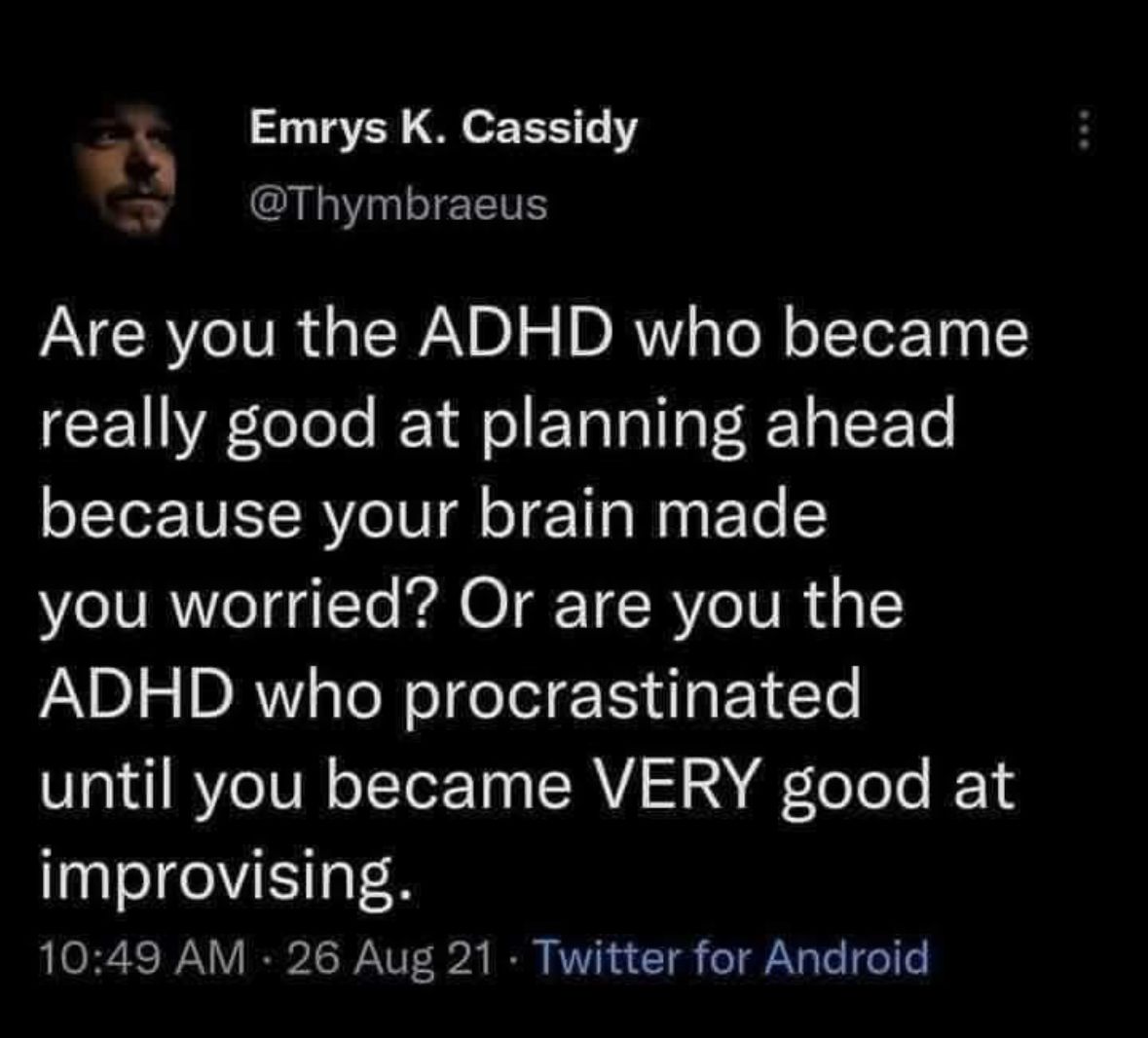 ADHD Memes tweet media