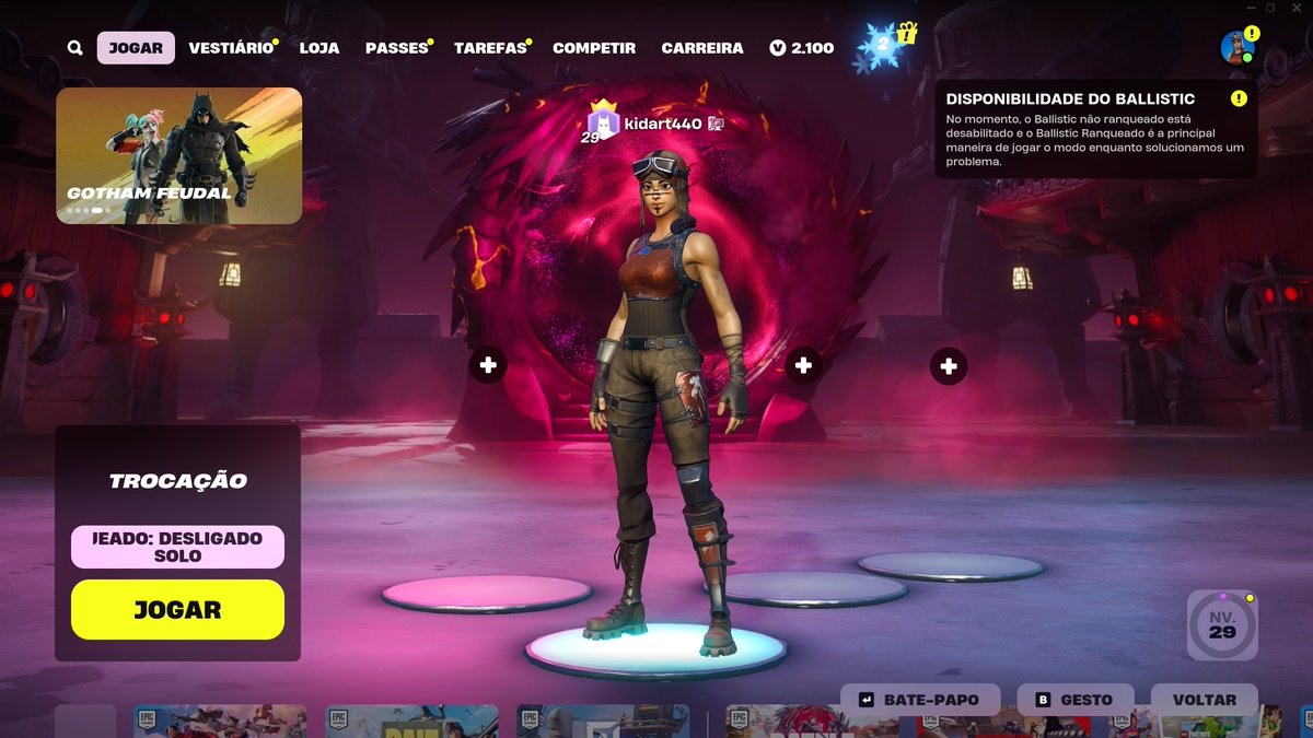 Consegui a Renegade Raider! 😍