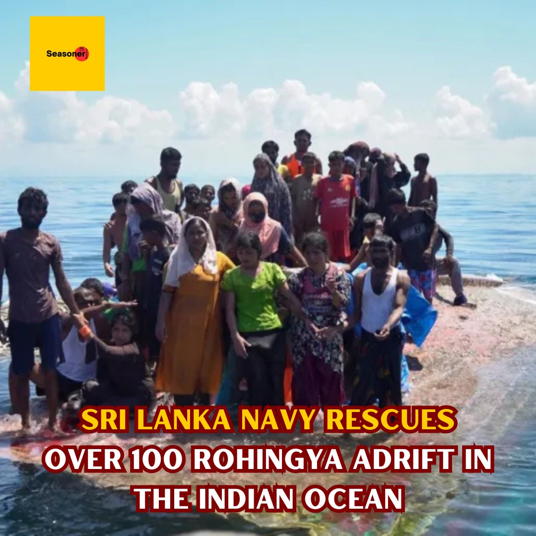 SEASONER_'s tweet photo. The 102 refugees, including 25 children, were taken to Sri Lanka’s eastern port of Trincomalee. Myanmar's military seized power in a 2021 coup and a grinding civil war since has forced millions to flee

#Srilanka #Mynmmer #Seasonerreasoner #Magazine https://t.co/uHdkk18qxC