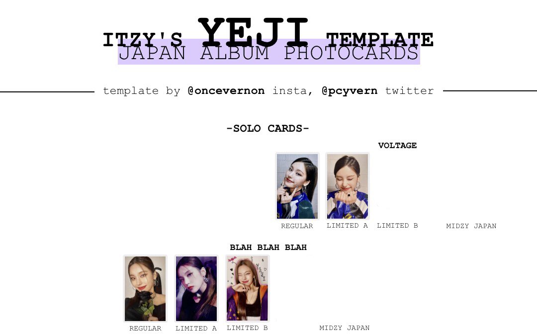 wtt/lft 

Itzy Japan Albums Photocards

Have: 1st pic
Want: Yeji counterpart/ 2nd pic 

mod: sco / sdd / jnt direct 

🏷️ yeji lia ryujin chaeryeong yuna blah blah blah voltage algorithm ringo