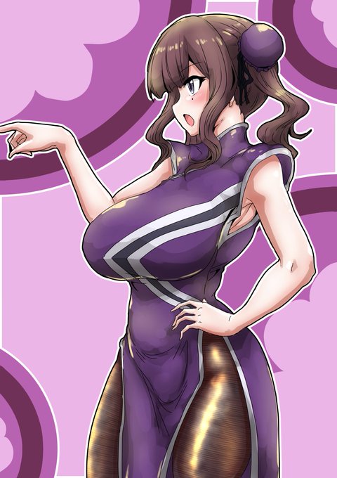 今日の日課はチーパオ黒タイツ夏色花梨先輩です 