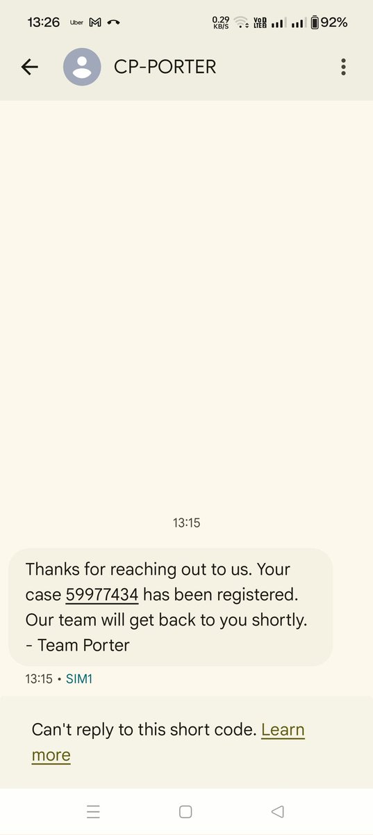 i_arpit_shah's tweet image. @porterit_
The cheat company..! They have crap internal processes. It's been 20 days since I raised an initial request to transfer the money from my wallet to my bank account. More than 10 calls, but no resolution. They are closing cases without my consent.