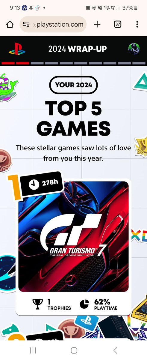 JustTheAtom1's tweet photo. After clocking nearly 750 hours on GT7 last year I resolved to accumulate less than 500 for 2024. Fair to say I achieved that goal. https://t.co/VBHL0vZODV