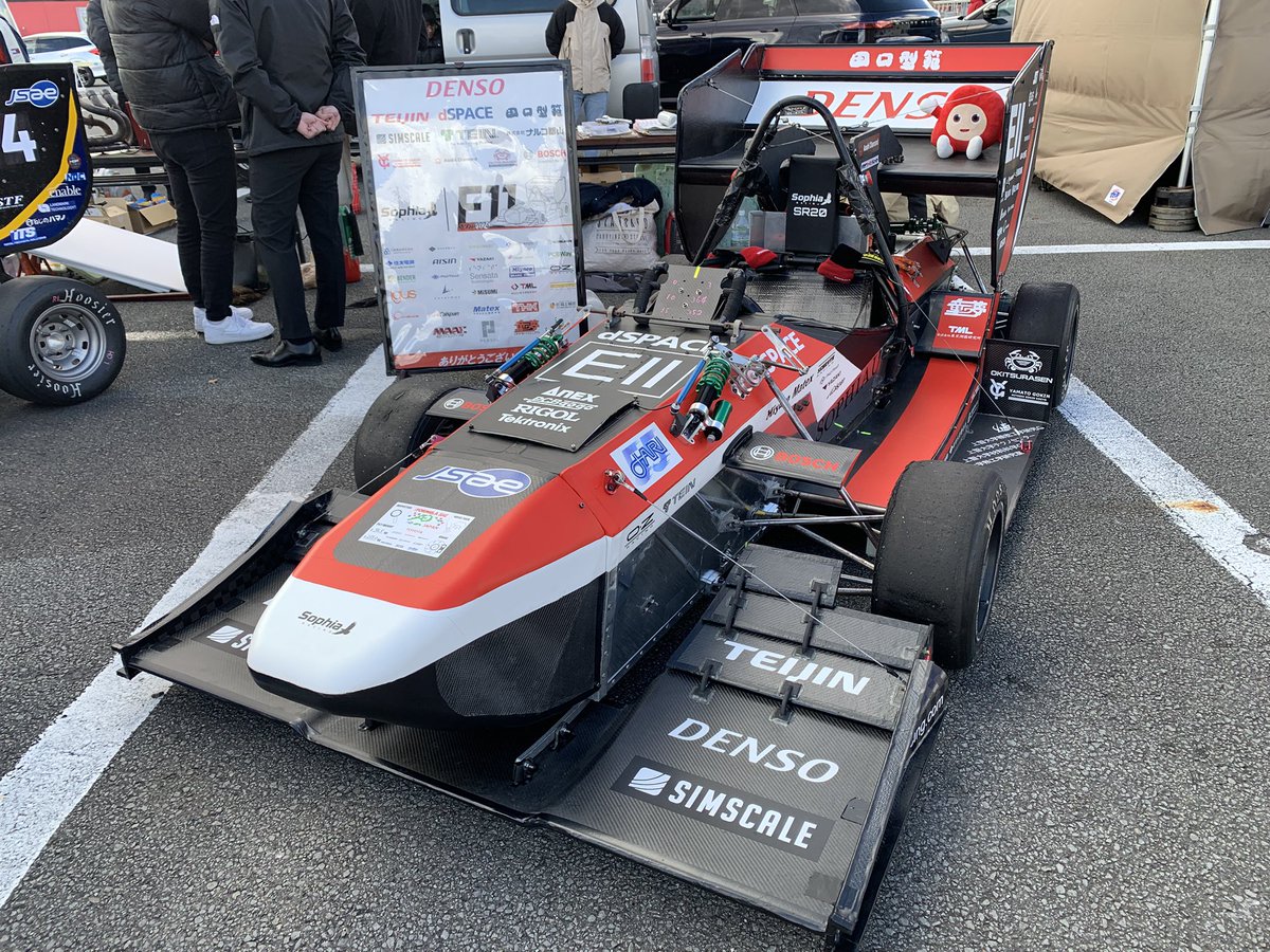 富士チャンピオンレース
インタープロト
KYOJO CUP
富士スピードウェイのパドックにFormula SAE Japan の競技車両も2台展示
工学院大学と上智大学の車両👏😉👍