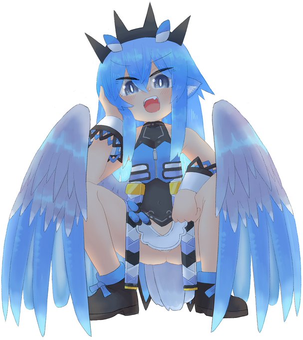 【新作】鳥メスガキ、ルコリールちゃんです。
おしりと鼠径部なのでセーーーーーフ! 