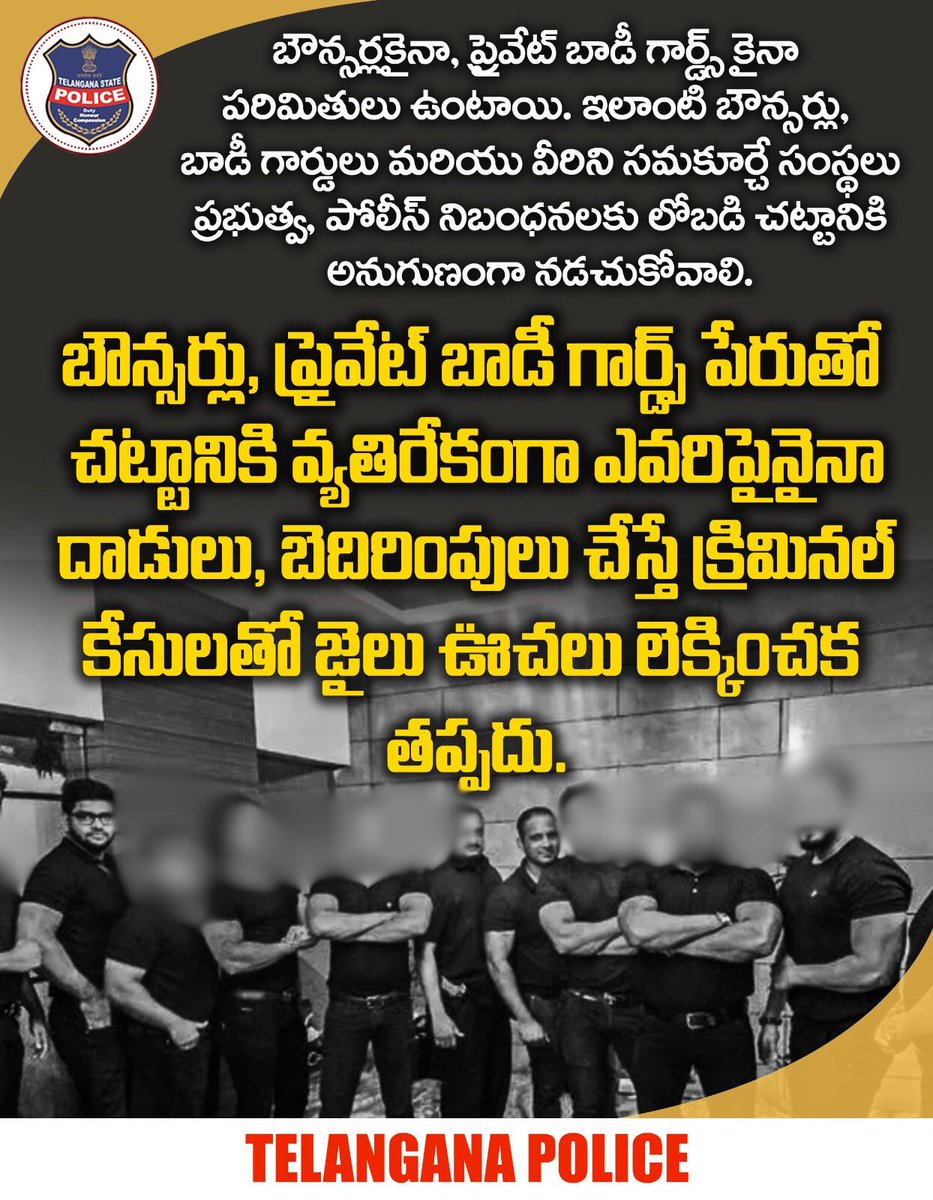 Telangana Police tweet media