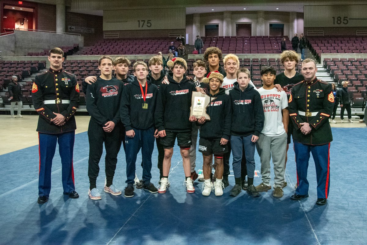 Taking 3rd Place - congratulations to <a href="/SaberWrestle/">Shakopee Wrestling</a>