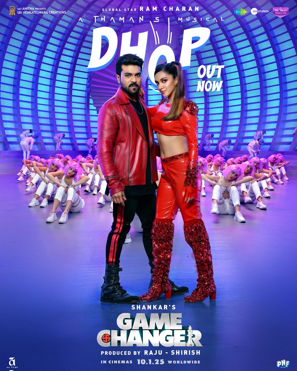 Packing too much energy and high voltage moves, lets all groove to #Dhop mantra 🩷💜

Letting the #Dhop take over now..🔥

🔗 bit.ly/3P9xQBA

A <a href="/MusicThaman/">thaman S</a> 's Electrifying Beat 🎶

Sung by <a href="/RoshiniJkv/">Roshini</a> <a href="/TheRajaKumari/">Raja Kumari</a> <a href="/AditiShankarofl/">Aditi Shankar</a> <a href="/SruthiSings/">Sruthiranjani</a> #Prudhvi 🎤

Lyrics