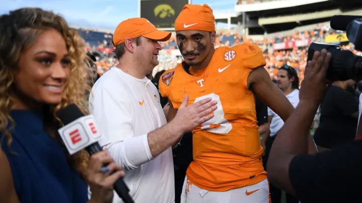 JakeAndBall's tweet image. Ohio State beat the absolute crap out of Tennessee tonight. 

My takeaways moving forward:

1) Heupel is still the guy. I don’t think some of you are considering that UT lost to Georgia State five years ago. We’re a 10+ win team every year now. 

2) The fanbase is the best in the…