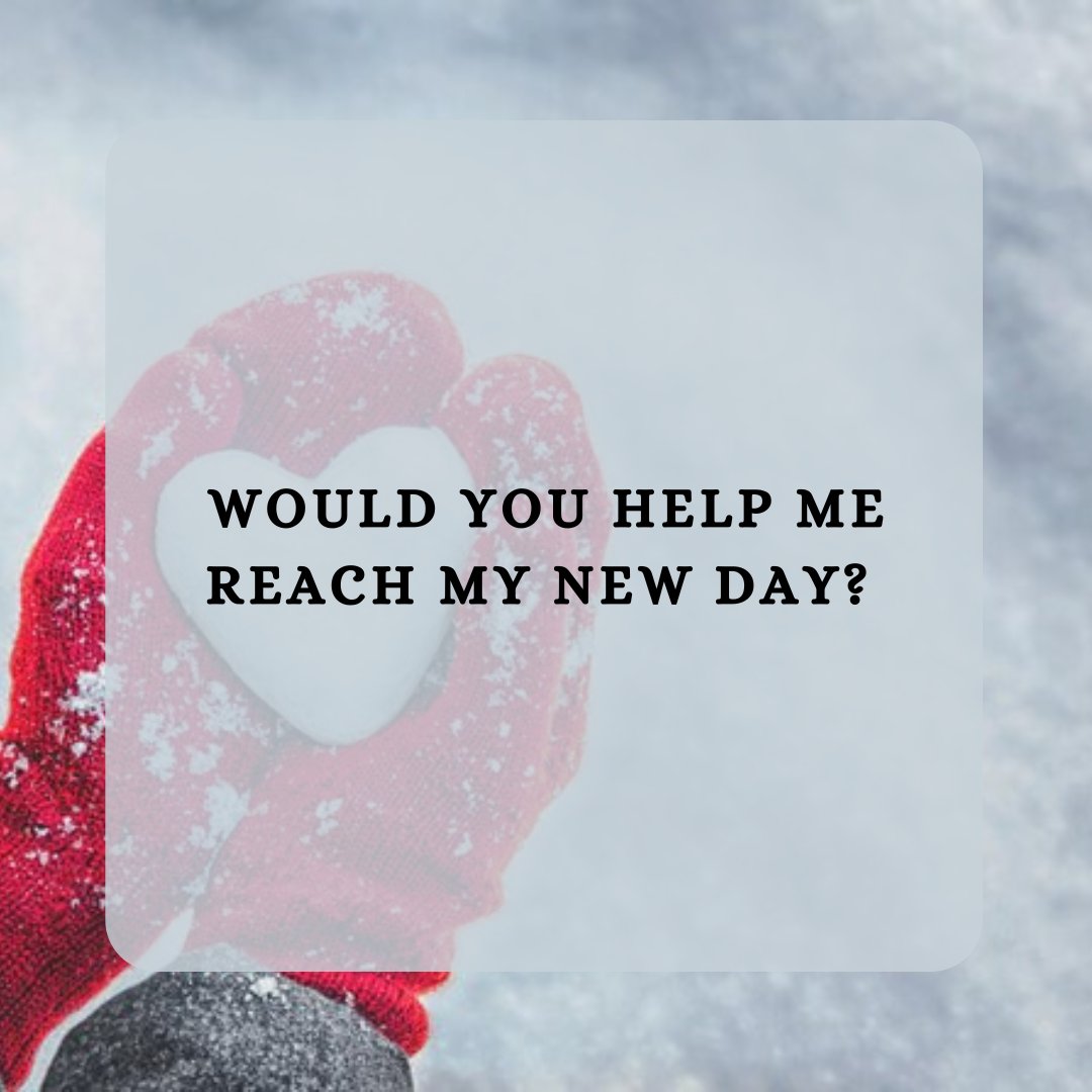 charisgalbraith's tweet photo. Help me reach my #newday! https://t.co/KEOSzv56bw
🤍❄❤
#donate #charity #help #love #support #community #fundraising #giveback #fundraiser #dogood #makeadifference #change #hope #helpingothers #life #giving #humanity #donationsneeded #savealife #Christmas #healing #goal https://t.co/lPZ8wdiEWv