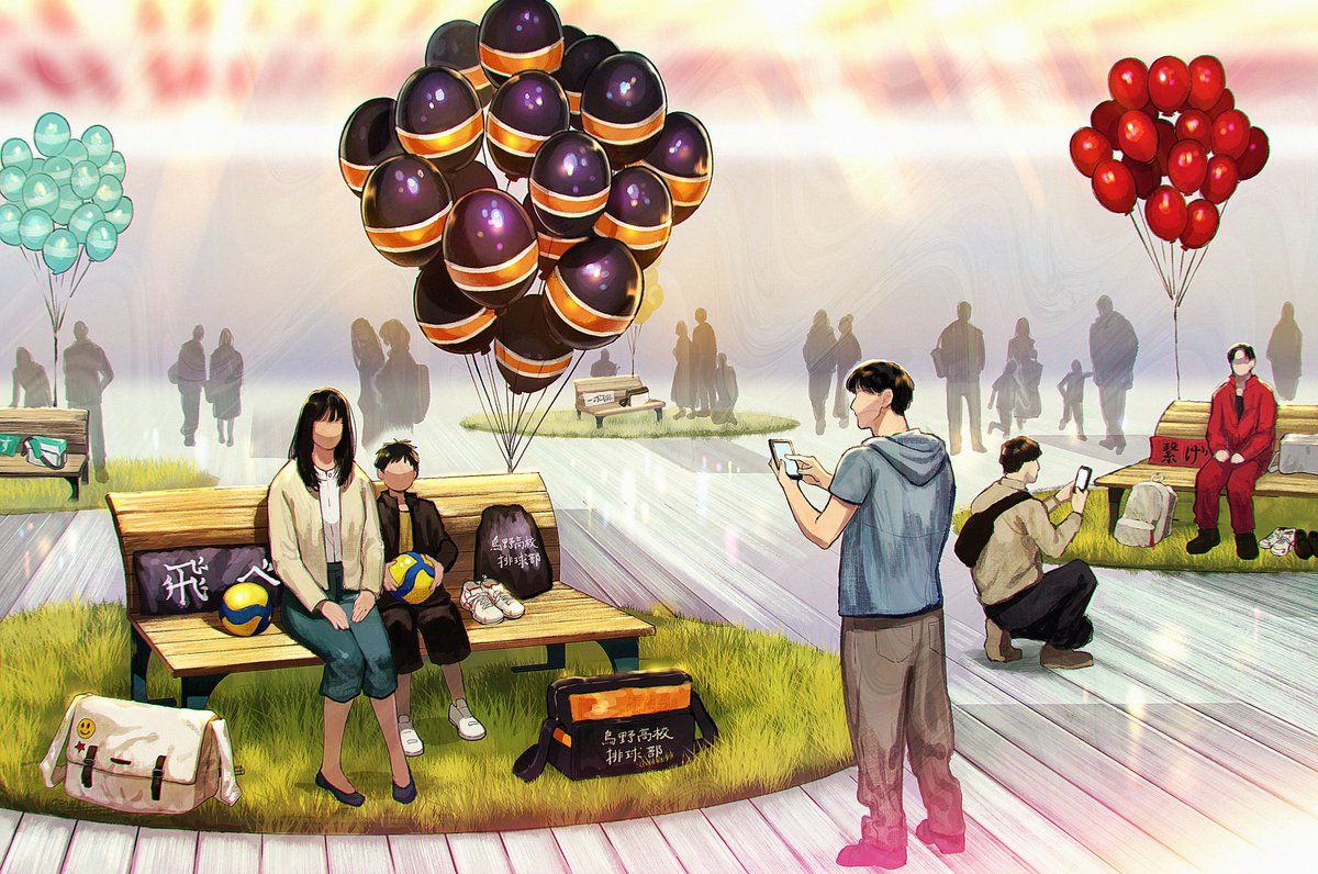 ハイキュー!! FAN PARKは、漫画にとどまらないハイキュー!!の魅力が勢揃いする、ファンの集いの場です！

イベントのイメージイラストも公開…！
ハイキュー!!を愛するみんなと遊びつくそう！