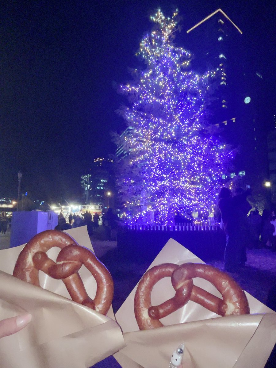 みなさんこんばんは꒰^ ̳> ·̫ < ̳^꒱
この前お友だちと中之島公園のクリスマスマーケットいってきました🎄♡このぐるぐるソーセージほんとにおいしかった！♡♡あもクリスマスもイルミネーションもだいすきなんです🍓♡
キラキラしててきれいでしあわせ🫖♡

#レンタル彼女 #コイカノ関西