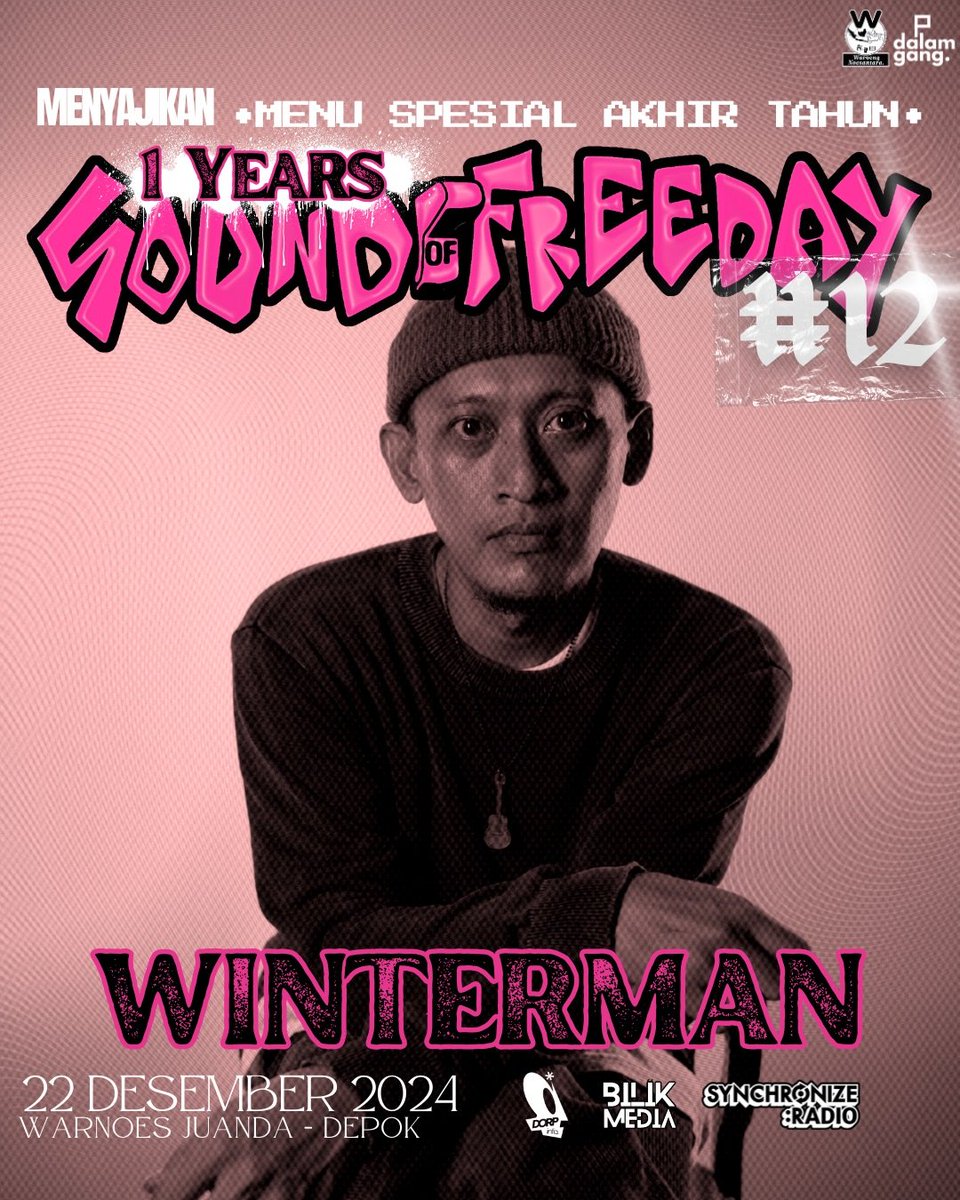 Tonight!!! Birthday party #soundoffreeday at Warnoes Juanda | 19.40 PM | see you soon 🍻