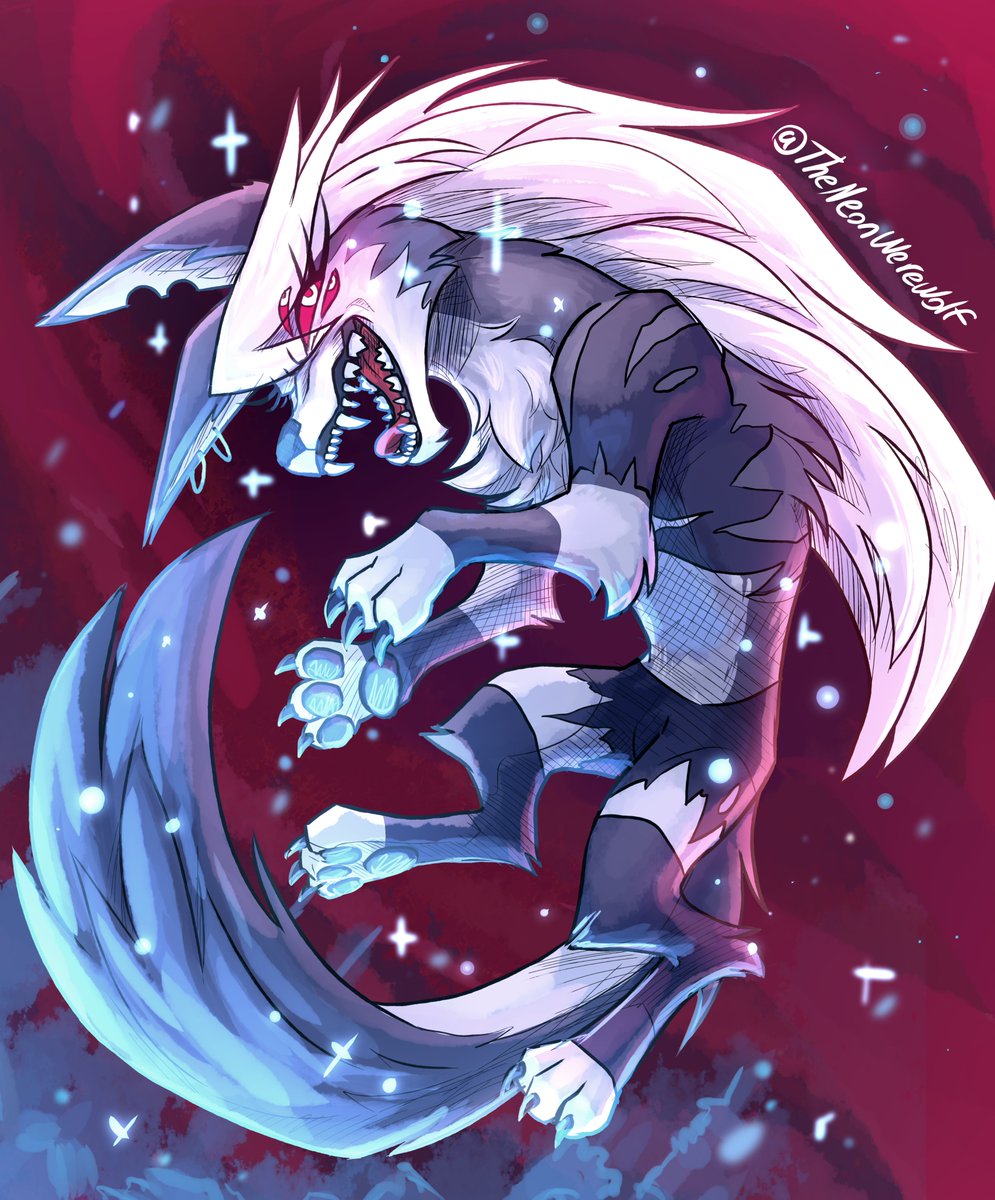 TheNeonWerewolf's tweet image. I like her new... Werewolf form??? Hellhound form? Idk but it&apos;s awesome. #loona #HelluvaBoss #HelluvaFinale #LoonaHelluvaBoss #Sinsmas #fanart
#art