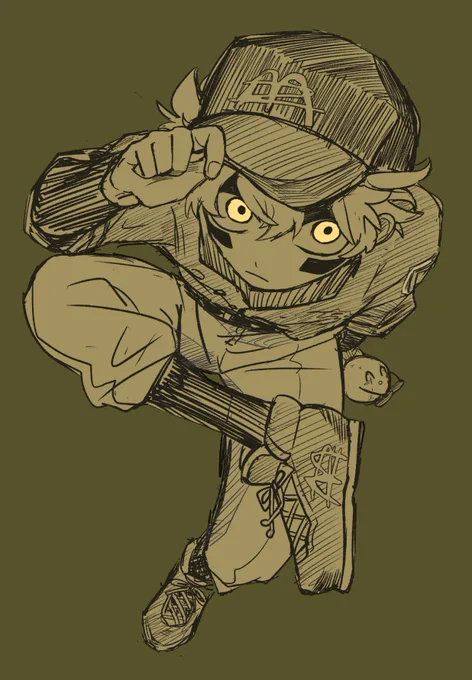 お雑描き 
