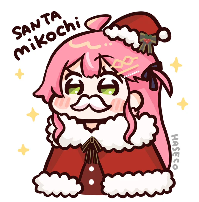 みこちサンタかわいいのにぇん #miko_Art 