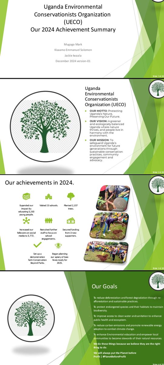 U_E_C_O's tweet image. UECO ANNUAL REPORT 2024
22nd - December - 2024
As we approach the end of 2024, we're excited to share our annual report with you all!
Click the link down to view or download the report. 👇 drive.google.com/file/d/1brlCzL…