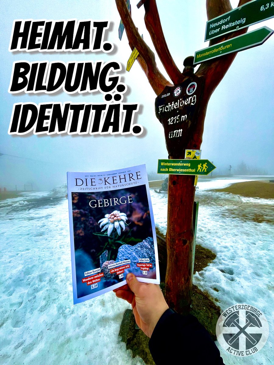 ACWesterz's tweet photo. #getactive #ActiveClub #Erzgebirge #Heimat #Bildung #Identität
@Die_Kehre https://t.co/KQAuvqlczC