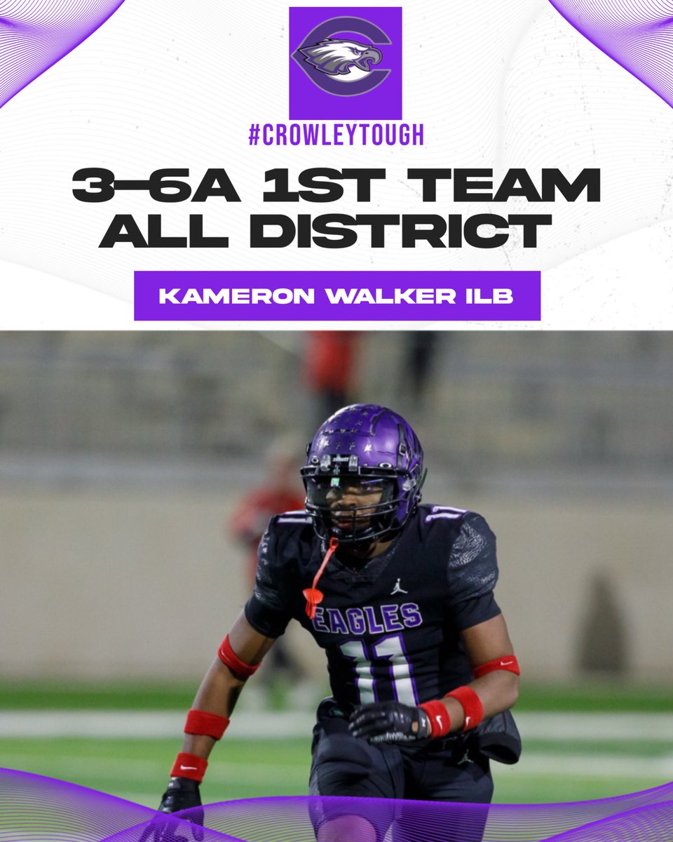 CTownEaglesFB's tweet photo. Congrats to our 3-6A All District Players!  #CrowleyTough🦅🦅 https://t.co/CZJOEpT6C3