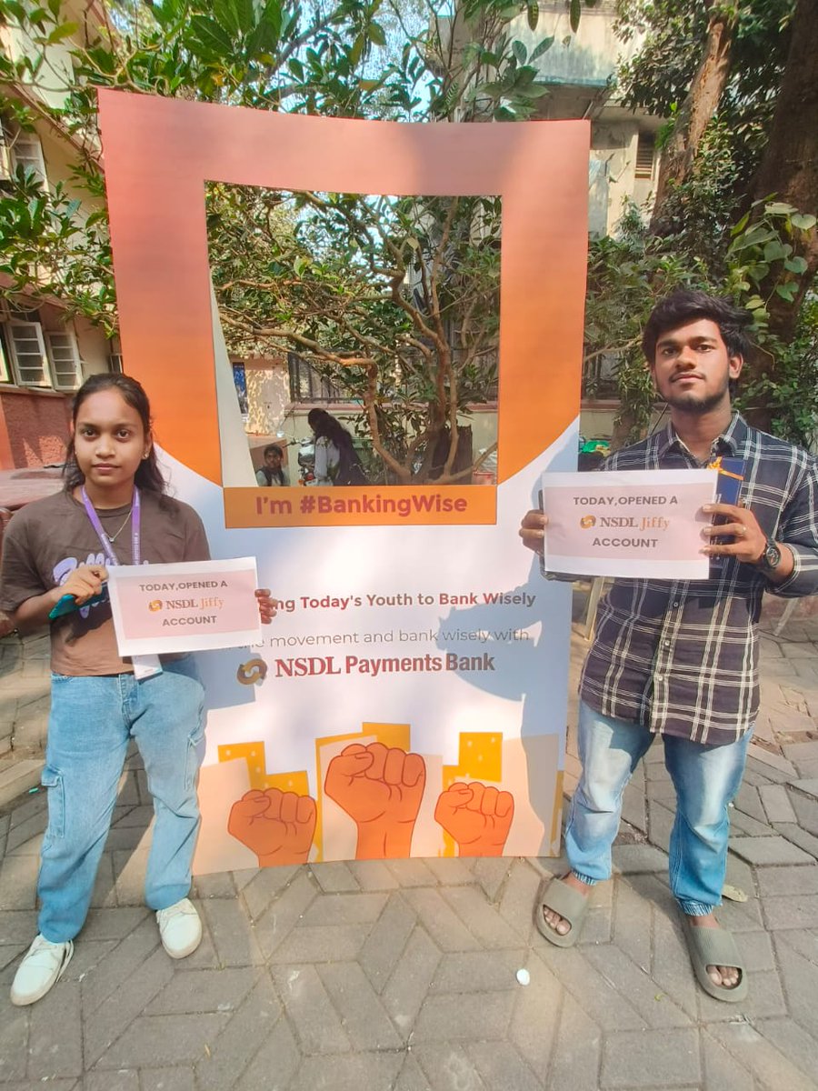 nsdlpb's tweet photo. Our #RiskAwarenessWeek events at Chetana College & SIES College under #YuvaLeap — #BANKINGWISE: Empowering Youth to Bank Wisely! — were a hit!
Fun games & quizzes to spreading financial safety awareness, we made learning impactful!
#DigitalBanking #FraudPrevention #nsdl https://t.co/dVphtHzzBd